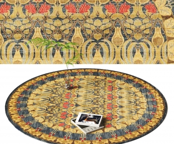 European Style Circular Carpet-ID:354650976