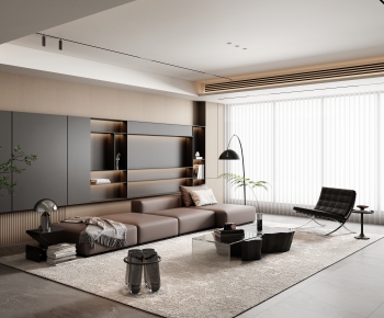 Modern A Living Room-ID:723360061