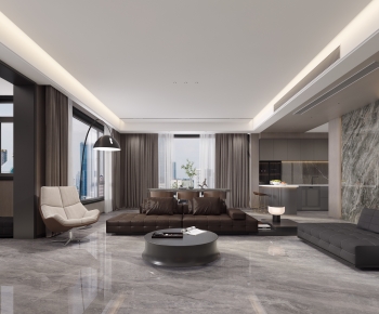 Modern A Living Room-ID:840518003