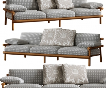 Modern Three-seat Sofa-ID:672883994