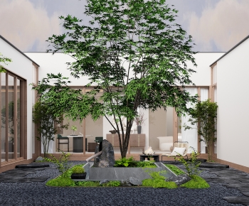 Modern Courtyard/landscape-ID:824809079