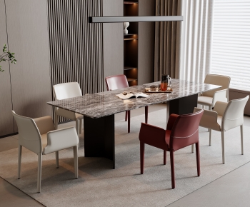 Modern Dining Table And Chairs-ID:908227926