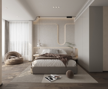 Modern Bedroom-ID:107115037