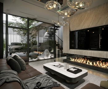 Modern A Living Room-ID:838783983