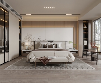 New Chinese Style Bedroom-ID:925561908