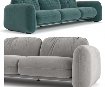 Modern Three-seat Sofa-ID:418976071