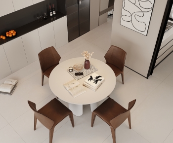 Modern Dining Table And Chairs-ID:791363953