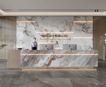 Modern Office Reception Desk-ID:159291986