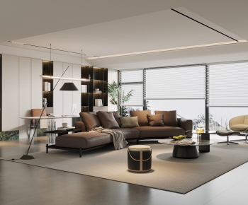 Modern A Living Room-ID:809330917