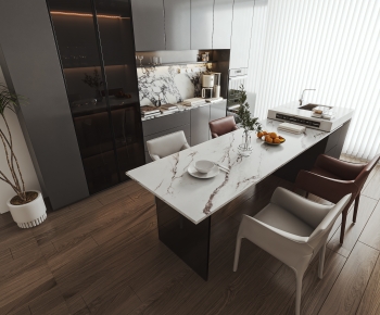 Modern Dining Table And Chairs-ID:797694922