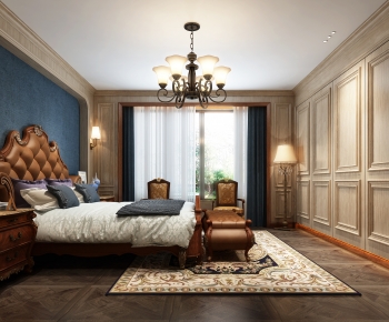 American Style Bedroom-ID:327820828