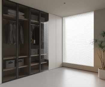 Modern Clothes Storage Area-ID:963289986