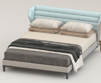 Modern Double Bed-ID:508348941