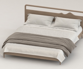 Modern Double Bed-ID:528045895