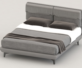 Modern Double Bed-ID:958728084