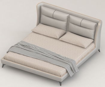 Modern Double Bed-ID:671248916