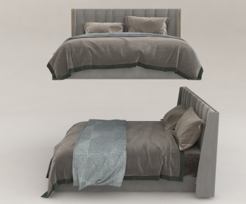 Modern Double Bed-ID:950779974