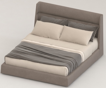 Modern Double Bed-ID:551105026