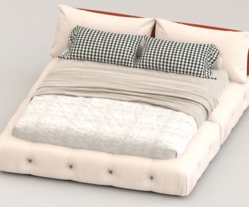 Modern Double Bed-ID:616992007