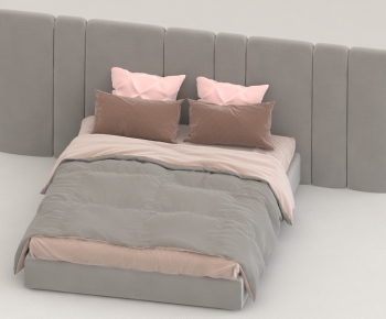 Modern Double Bed-ID:570636997