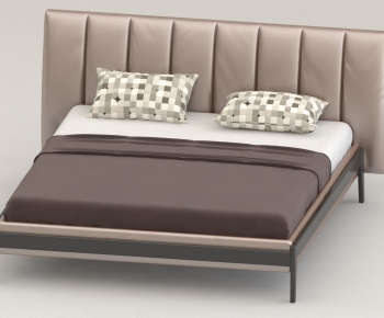 Modern Double Bed-ID:635194067