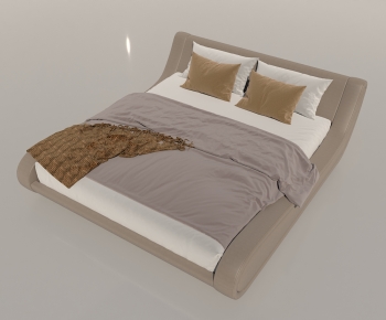 Modern Double Bed-ID:995348933