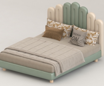 Modern Double Bed-ID:311760905