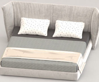 Modern Double Bed-ID:836598954