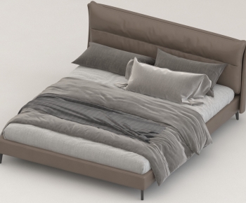 Modern Double Bed-ID:243634949