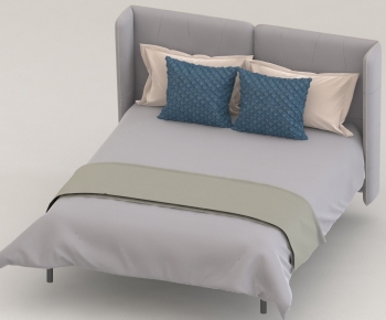 Modern Double Bed-ID:830400949