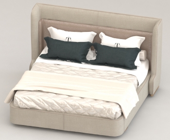 Modern Double Bed-ID:736249922