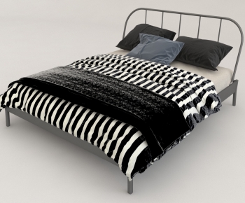 Modern Double Bed-ID:152703059