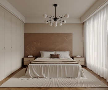 Wabi-sabi Style Bedroom-ID:447208888