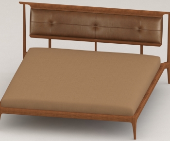 Modern Double Bed-ID:589389094