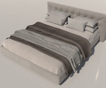 Modern Double Bed-ID:158412931