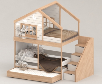 Modern Bunk Bed-ID:874979025