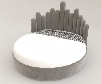 Modern Round Bed-ID:247097026