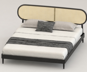 Modern Double Bed-ID:323833943