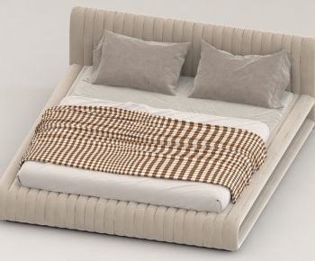 Modern Double Bed-ID:399049041