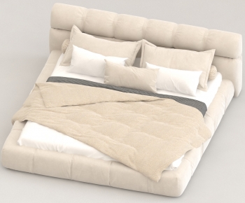 Modern Double Bed-ID:580776935