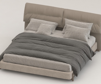 Modern Double Bed-ID:886077887