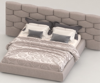 Modern Double Bed-ID:126297003