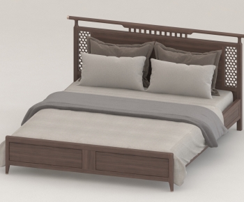 Modern Double Bed-ID:454936038