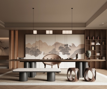 New Chinese Style Tea House-ID:218064073