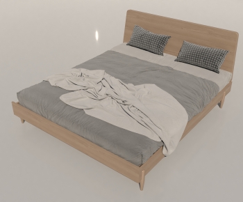 Modern Double Bed-ID:841423036