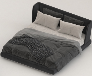 Modern Double Bed-ID:673953066