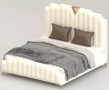 Modern Double Bed-ID:216825011