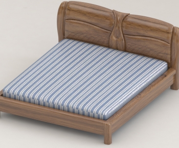 Modern Double Bed-ID:311248066