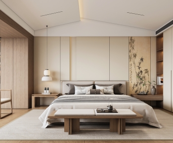 New Chinese Style Bedroom-ID:794929034