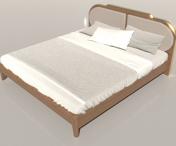 Modern Double Bed-ID:418756013